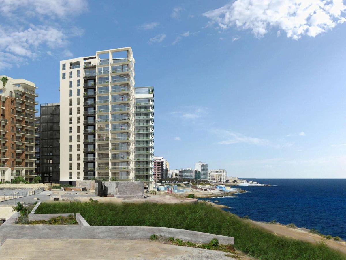 Prime Location Apartment With Side Seaviews Sliema Eksteriør billede